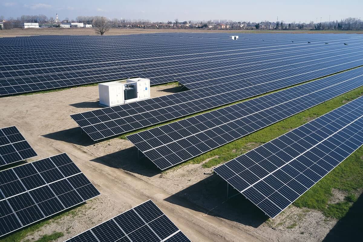 parco a terra di 25 mwp realizzato da Espe in Veneto