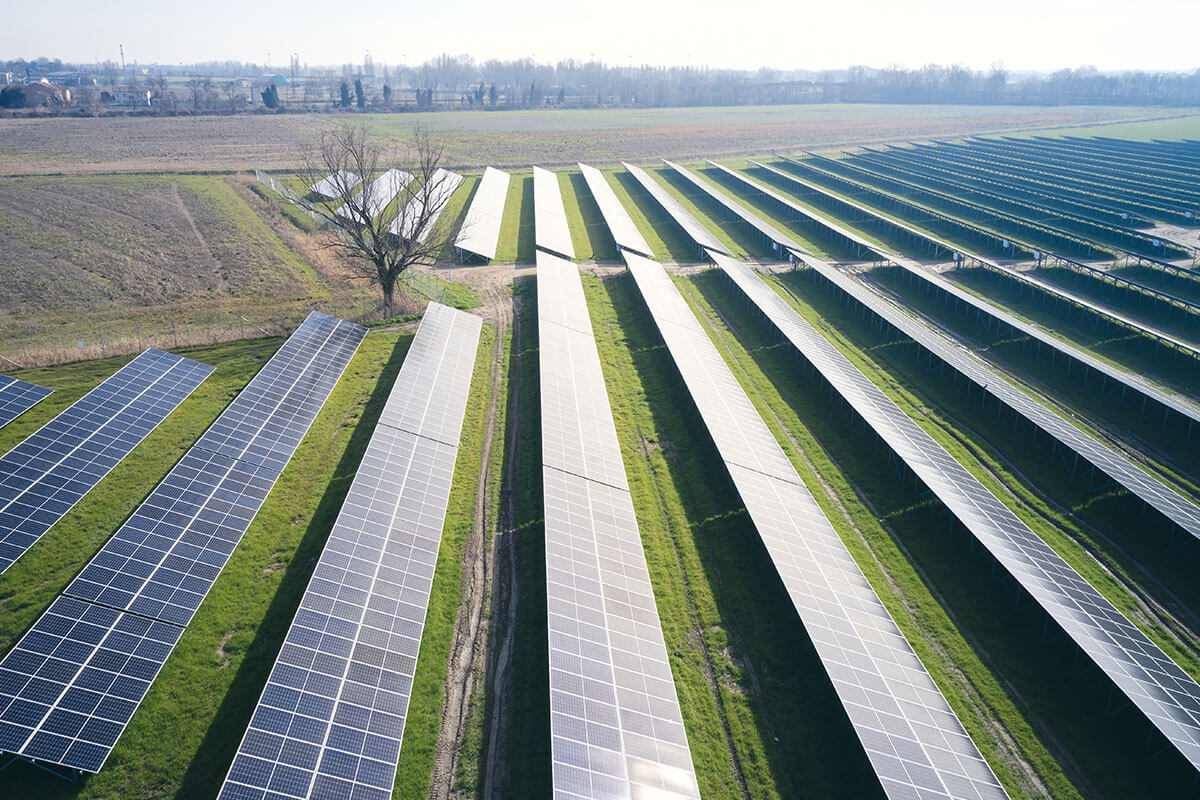 parco a terra di 25 mwp realizzato da Espe in Veneto