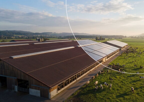 Tetto con pannelli fotovoltaici